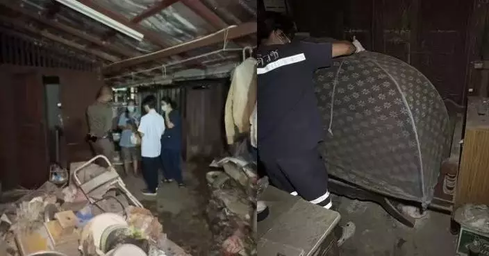 泰女投得廢棄住宅入屋整理驚見一具白骨遺體 揭93歲原屋主疑死屋內多年
