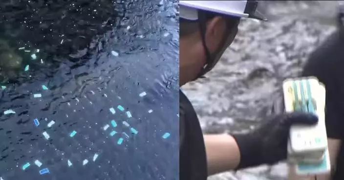 日本河中驚現大量「尿袋」 警方接獲到場撈出161個