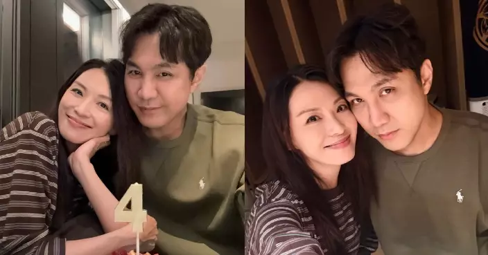陳煒與醫生老公慶祝結婚四周年 甜晒愛的宣言承諾相伴到老