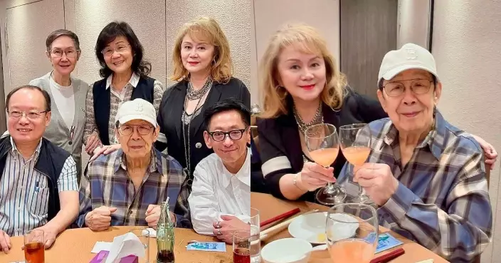 94歲胡楓精靈現身飯局 林建明晒合照：希望日後能夠有多多長長日子繼續與他互窒