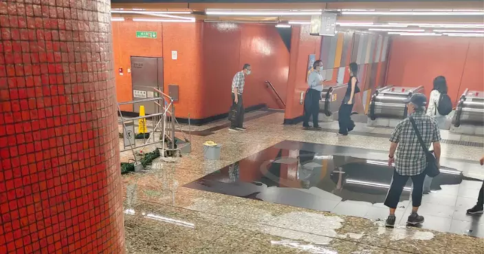 北角港鐵站滲漏事件 渠務署完成緊急維修