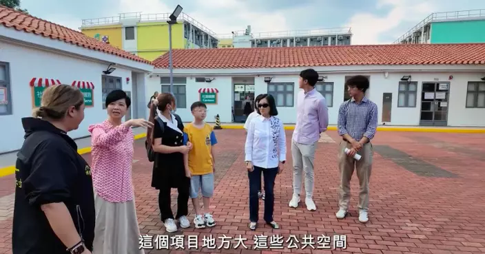 何永賢偕葉劉淑儀到博愛昇平村 重訪劏房母子見證過渡屋助改善環境