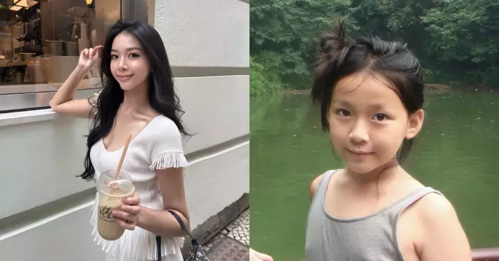 前港姐梁嘉瑩公開童年舊照 水汪汪大眼精靈可愛獲大讚「由細靚到大」