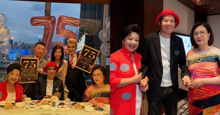 孖薛家燕齊賀甘國亮75歲生日 汪明荃晒合照：喜見甘生身體康復精精神神