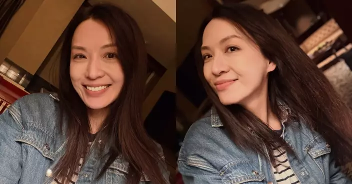 52歲陳煒見光線好狂自拍 素顏出鏡皮膚依然白滑緊緻狀態絕佳