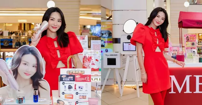 裕美真空紅裙遭林作求歡 拒「執劑」任美容店長分享護膚心得