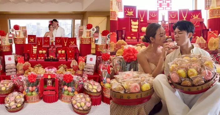 邱士縉李炘頤倒數年底婚禮 過大禮金器鮑參翅肚排場極奢華　