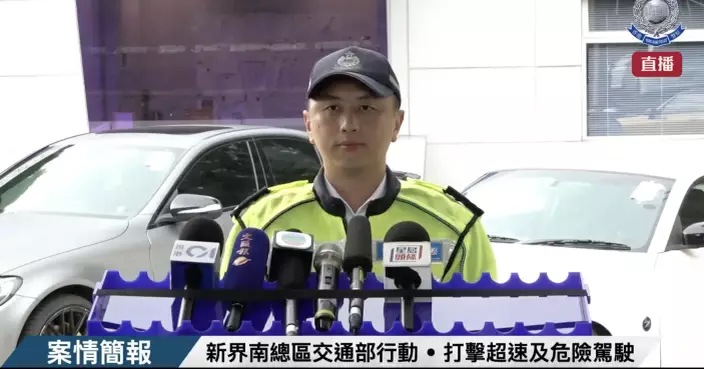警新界南打擊超速及危駕拘8人扣查48車　3私家車司機涉衝路障及飄移