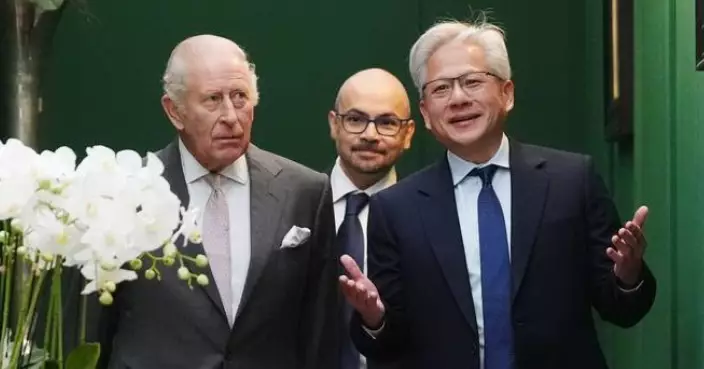 英王查理斯三世會晤黃仁勳等AI領袖 促確保科技受控造福人類