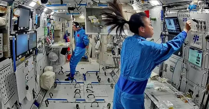神二十三乘組進駐太空站近4個月 黎家盈與隊友完成多項醫學檢查