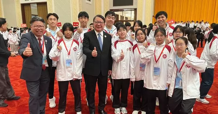 陳國基感謝丁薛祥指導港澳青少年　陳茂波：丁薛祥表達殷切期望