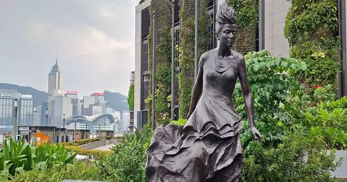 梅艷芳星光大道銅像復修後重新揭幕 梁子穎盼增撥資源助恆常保養