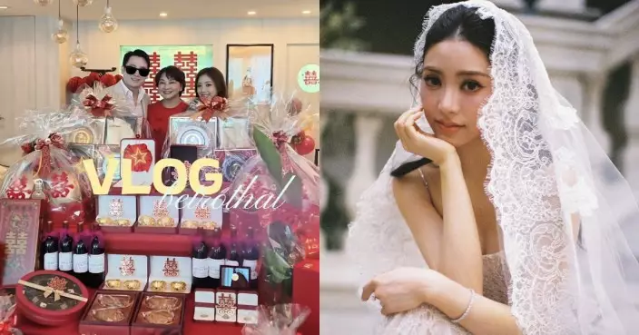 Angelababy師妹潘藝桐過大禮晒流星錘龍鳳鈪 婚照花絮甜度爆表