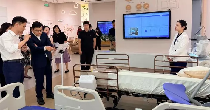 孫玉菡上海拜訪官員並參訪養老科技產業園 了解發展現況