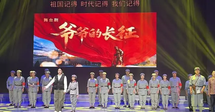 粵港澳媒體「重走長征路」抵會寧　紅軍後代講述父輩長征故事：不忘先烈攜手共築中國夢