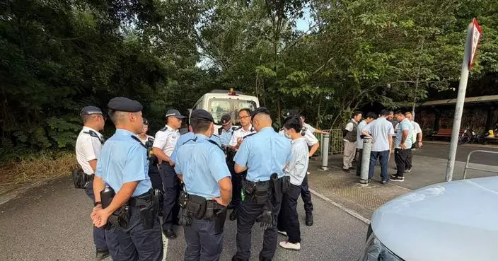 漁護署與警方再於元朗壆圍南路一帶捉到3隻無人看管唐狗