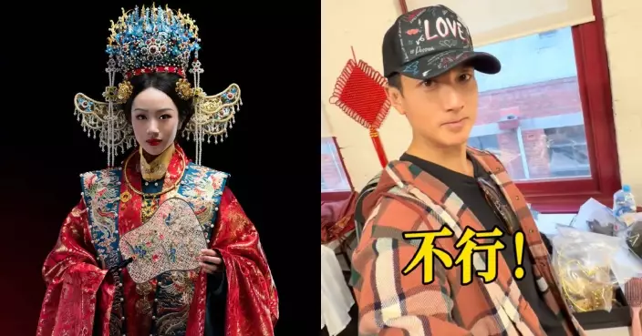 15歲NeiNei為拍宣傳海報披嫁衣 吳尊想像愛女出嫁即激動大喊：不行！