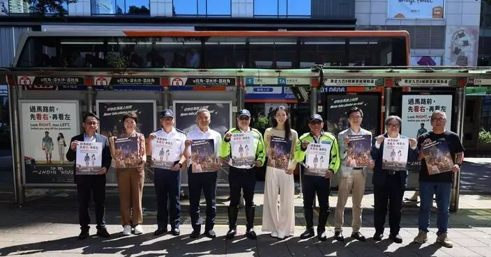 西九交通部黃金周宣傳道路安全 聯手各界防範旅客「馬路打卡」高危行為