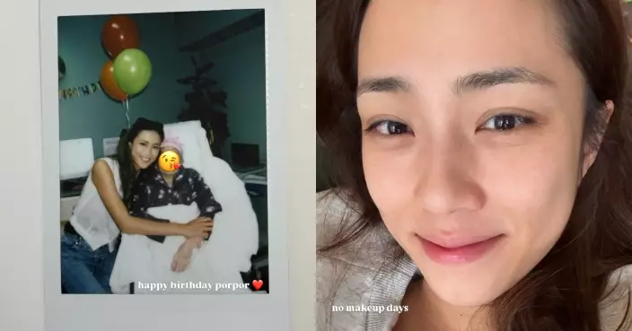 劉穎鏇返美探親賀婆婆生日溫馨滿瀉 素顏分享旅途點滴笑容甜美