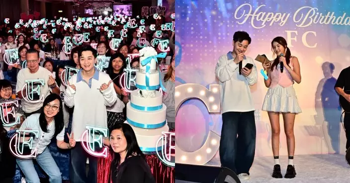 譚輝智香港生日會數百粉絲築「花海」 雪肌蘭宣布續約代言