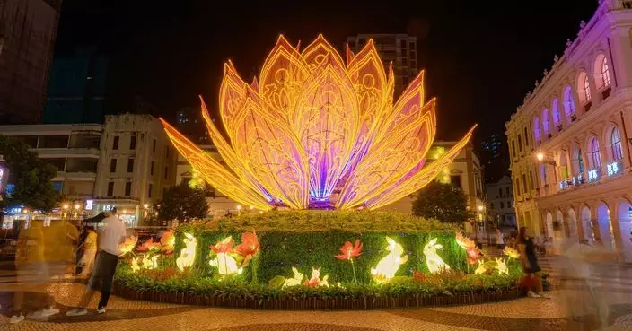 「月下繁花 民康物阜」中秋國慶燈飾賀雙節