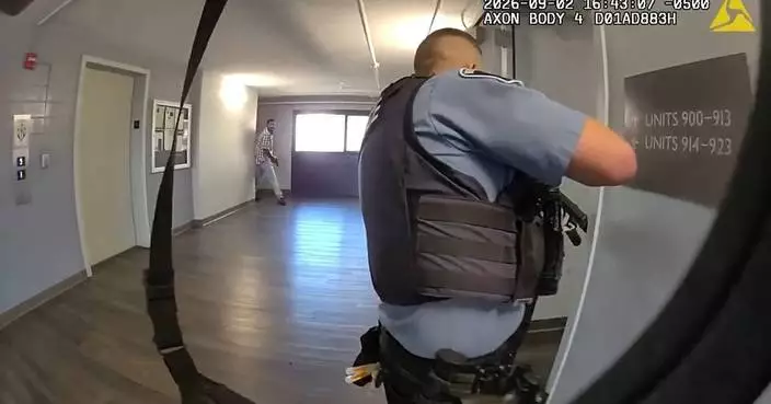明尼亞波利斯致命槍擊案 警員中槍受傷片段曝光