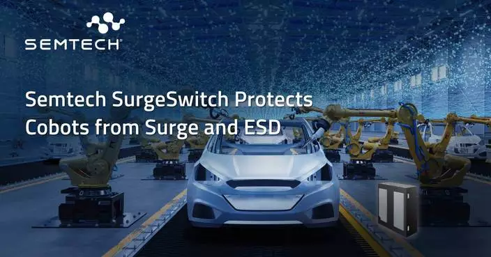 Semtech推SurgeSwitch新成員 TDS2621LP保護協作機械人