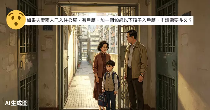 公屋戶主想加繼子入戶籍　網民集體勸退：離婚隨時「屋都冇埋」