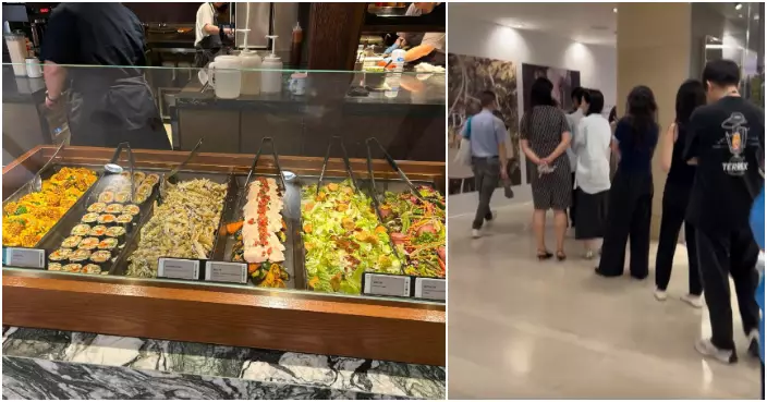 打工仔呻置地廣場兩餸飯要價75蚊仍大排長龍   網民力撐：中環物價算平民恩物