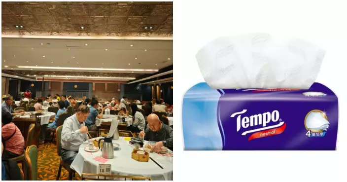 港男搭檯飲茶誤抽陌生人紙巾 網民爆笑獻計：請食蝦餃