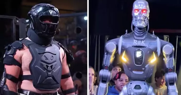 全球首場人機MMA格鬥！美國網紅肉搏183cm「終結者」T800　拳頭骨折仍獲勝