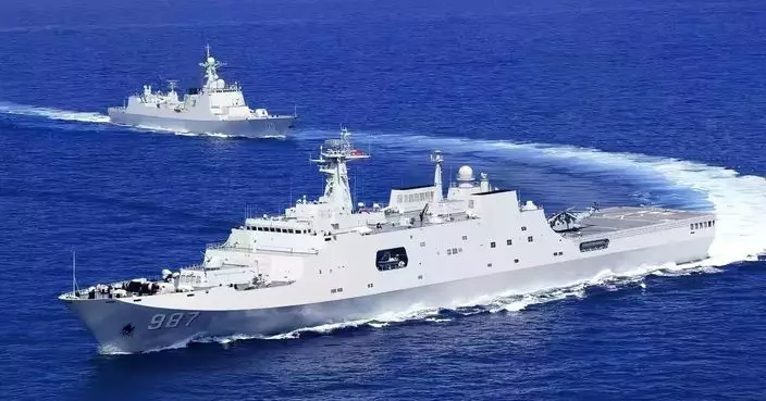 2.5萬噸「五指山艦」現身索馬里　合練海空突擊　展示遠洋投送能力