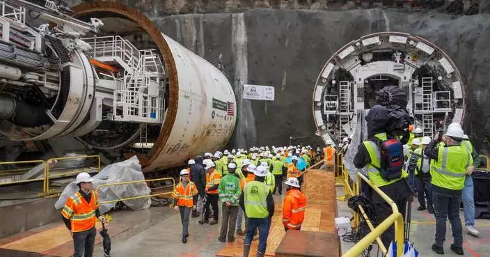 哈德遜河下新隧道工程啟動 巨型鑽挖機連接紐約新澤西