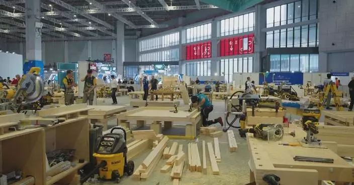 世界技能大賽建築科技展傳統創新 參賽者建蘇州園林兼顧智能保安