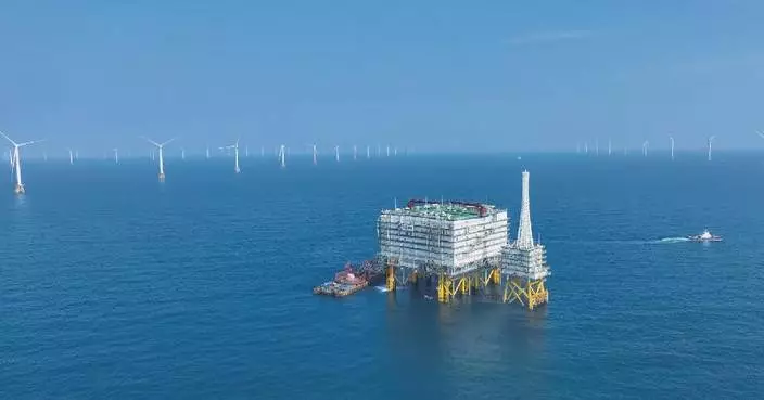 全球最大海上換流站啟用 助風電遠距離輸電