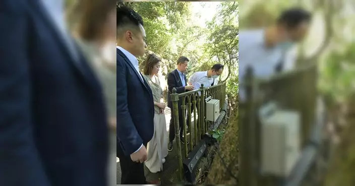 旅遊事務專員與議員實地視察山頂光影匯 承諾即時改善減居民疑慮
