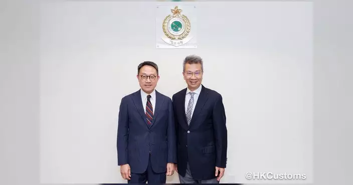 香港海關關長陳子達與香港電訊代表會面交流保護知識產權合作
