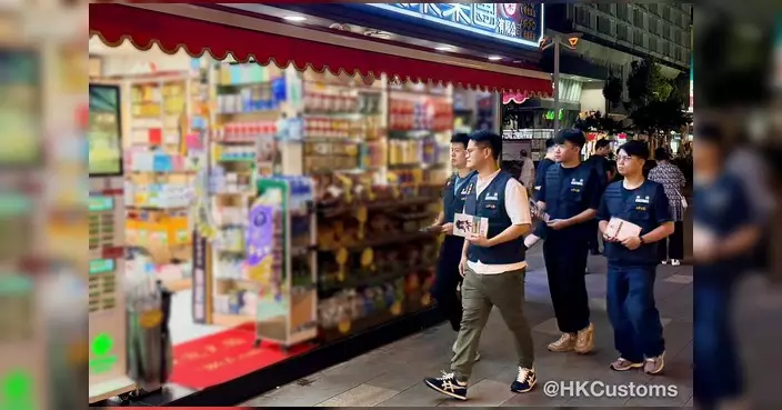 香港海關黃金周巡查購物熱點 設快速行動隊優先處理旅客投訴