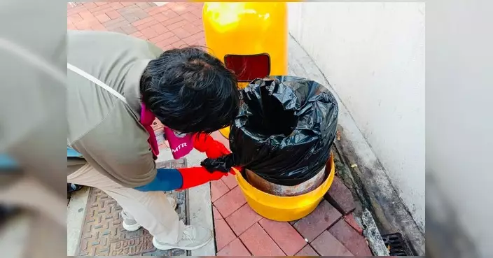 康文署持續於大隴街休憩花園滅鼠 聯同食環署建築署星期一聯合巡查