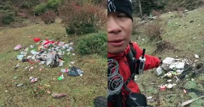 香格里拉海拔4,000米無人區變「垃圾崗」 行山客拍片揭遍地膠樽罐頭