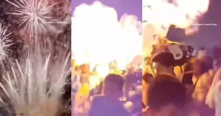 泰國煙火匯演釀爆炸 火花疑引爆易燃氣球造成多人灼傷送院