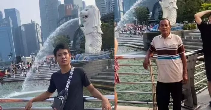泰國少年不富裕仍帶祖父圓夢 祖孫乘火車跨越2,000公里遊覽新加坡感動網民