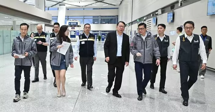 陳國基視察皇崗口岸 稱大灣區互聯互通再上新台階