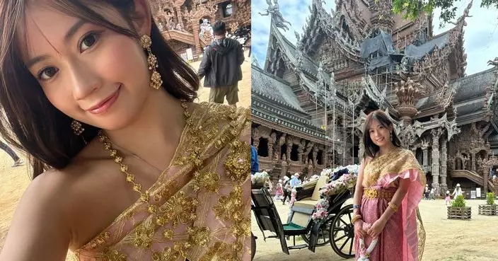 波波黃婧靈穿泰服念「第二個家」 盼泰國水災早日平息