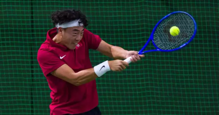 黃澤林闖亞運網球男單4強創歷史 穩奪中國香港首面單打獎牌