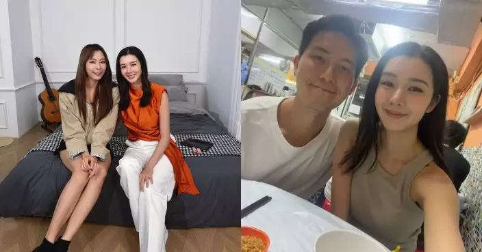 麥明詩與港姐師妹俞可程首度合作 收工孖老公歎麵獎勵自己