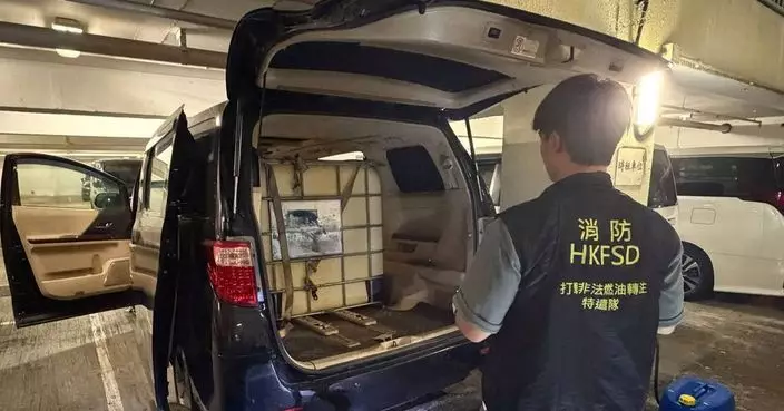 石硤尾邨停車場發現疑用作非法加油私家車 消防處正追查涉案人士