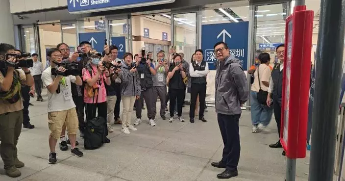 新皇崗口岸正式啟用 陳國基鄧炳強到場視察形容整體運作暢順