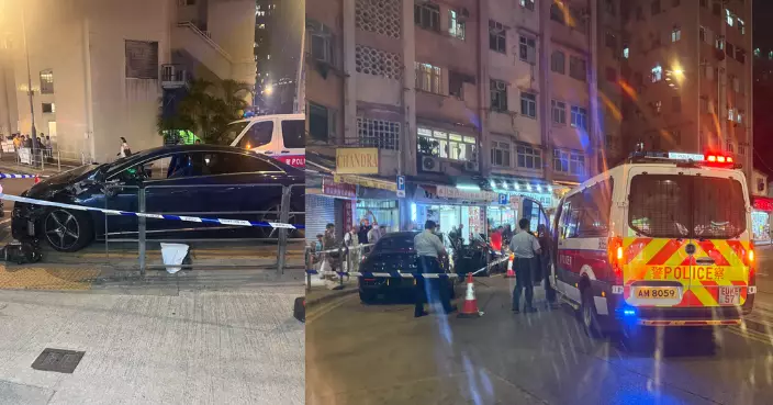私家車觀塘連撞3車後逃走遭警截停 搜車發現懷疑依托咪酯司機就擒