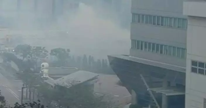 將軍澳TVB電視城發生火警 消防到場撲熄無人傷